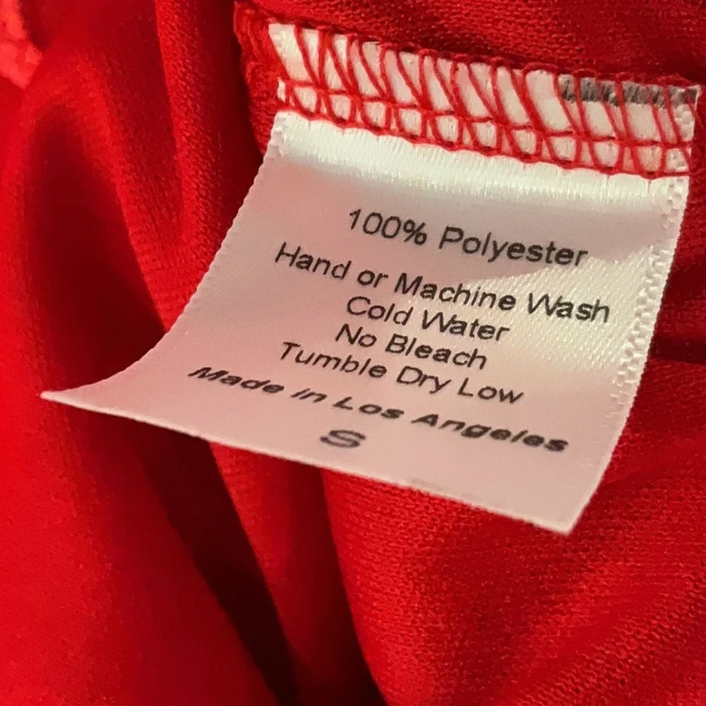 Lucy in the Sky Strapless Red Dress - Picture 6 of 6